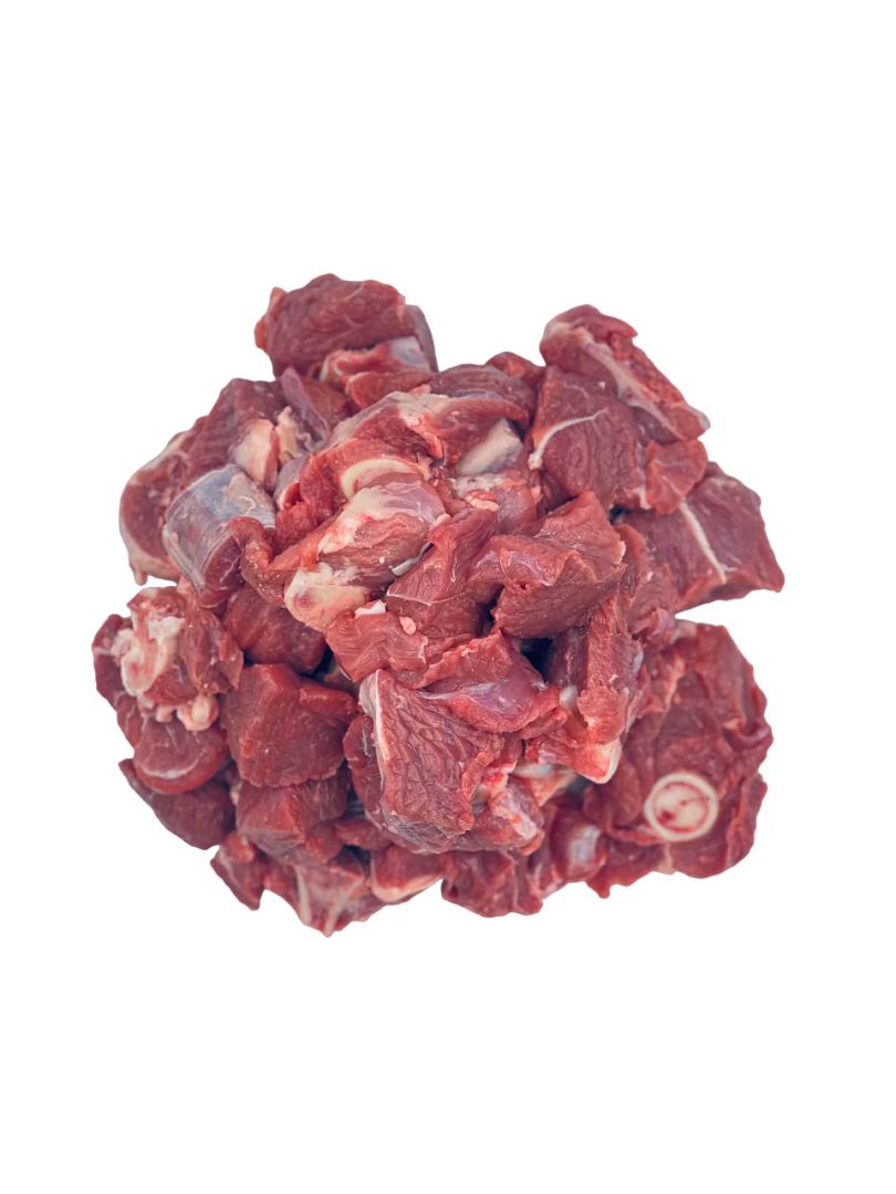 Mutton Leg Diced (With Bone)