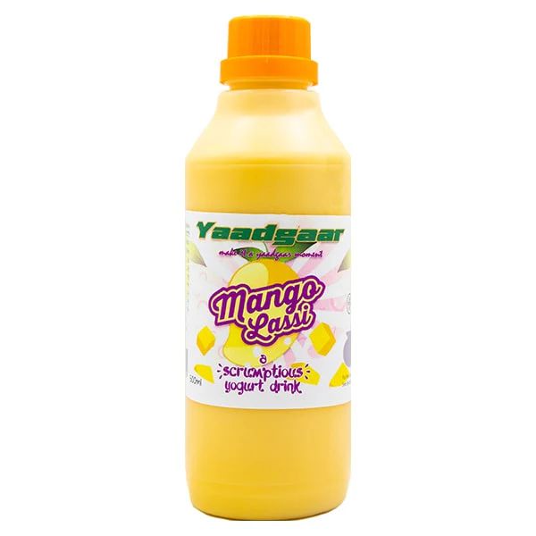 Yaadgaar Mango Lassi & Scrumptious Yoghurt Drink 500Ml