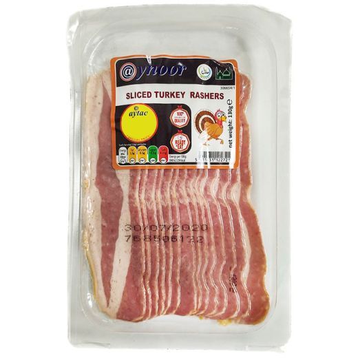 Ynoor Sliced Turkey Rashers 130g