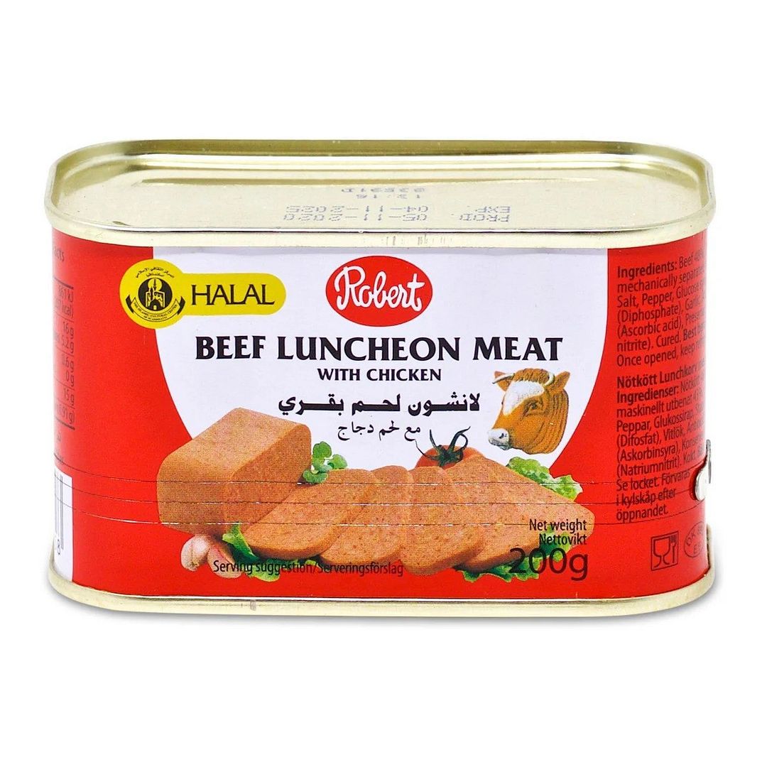 Robert Beef Luncheon Meat With Chicken 200g