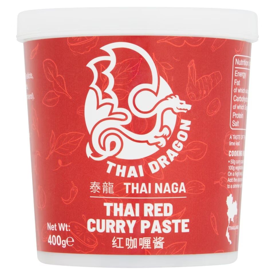 Thai Dragon Thai Red Curry Paste 400g