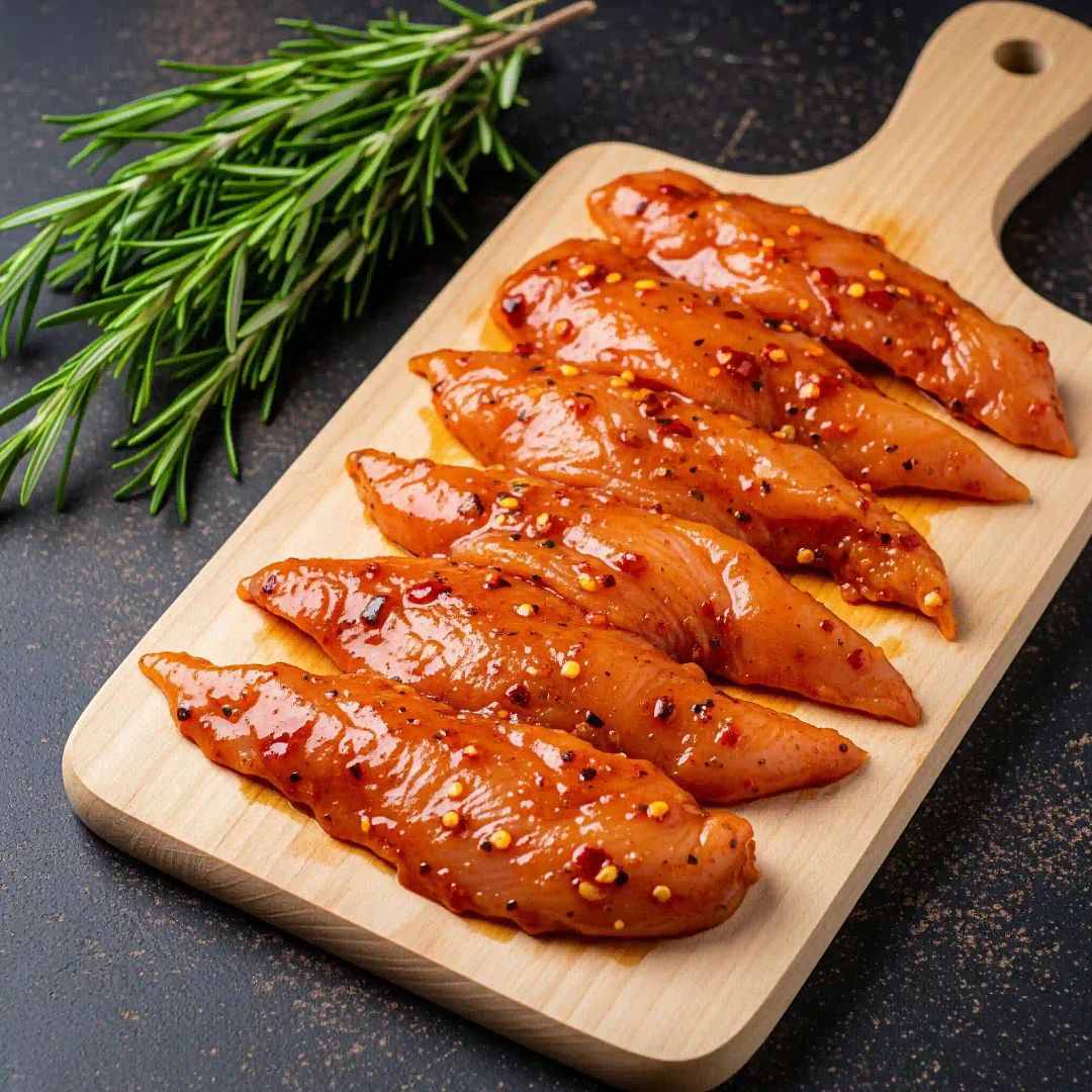 Marinated Chicken Strips 1kg