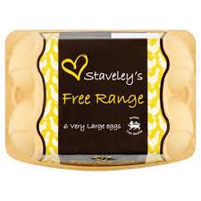 Staveley's Free Range Very Large Eggs