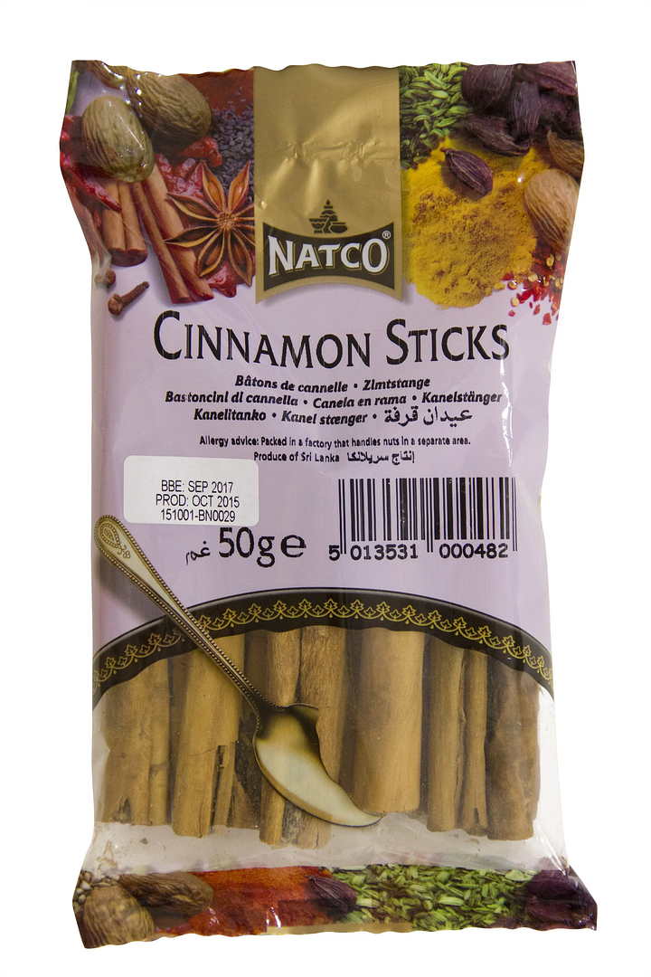 Natco Cinnamon Sticks 50g