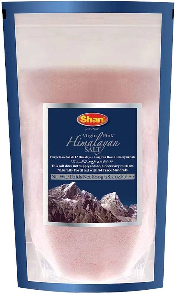 Shan Virgin Pink Himalayan Salt 800g