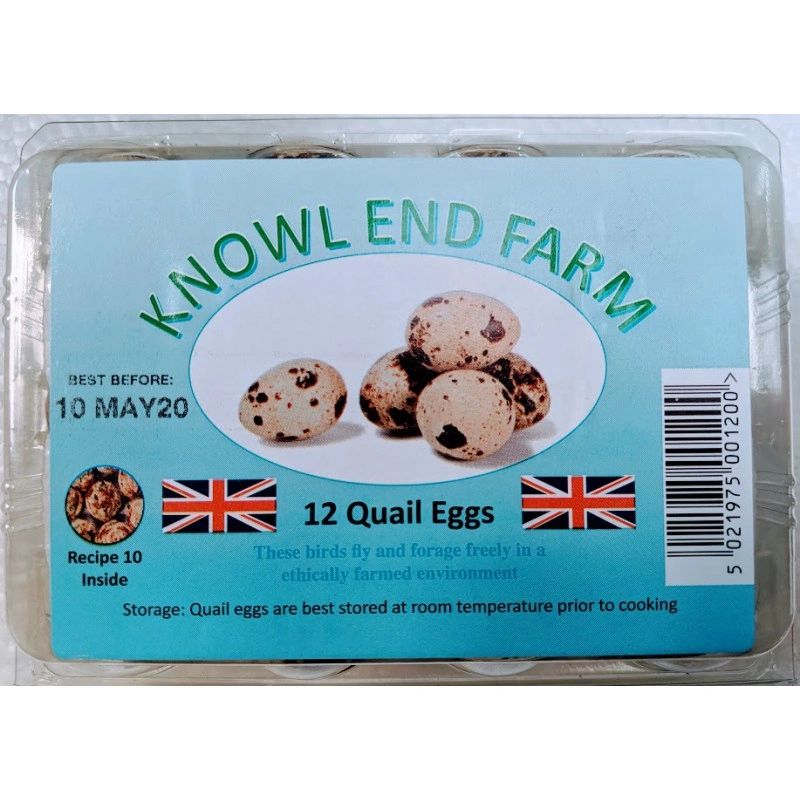 Knowl End Farm 12 Quail Eggs