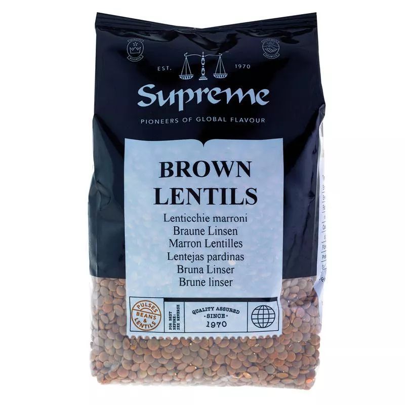 Supreme Brown Lentils 1kg