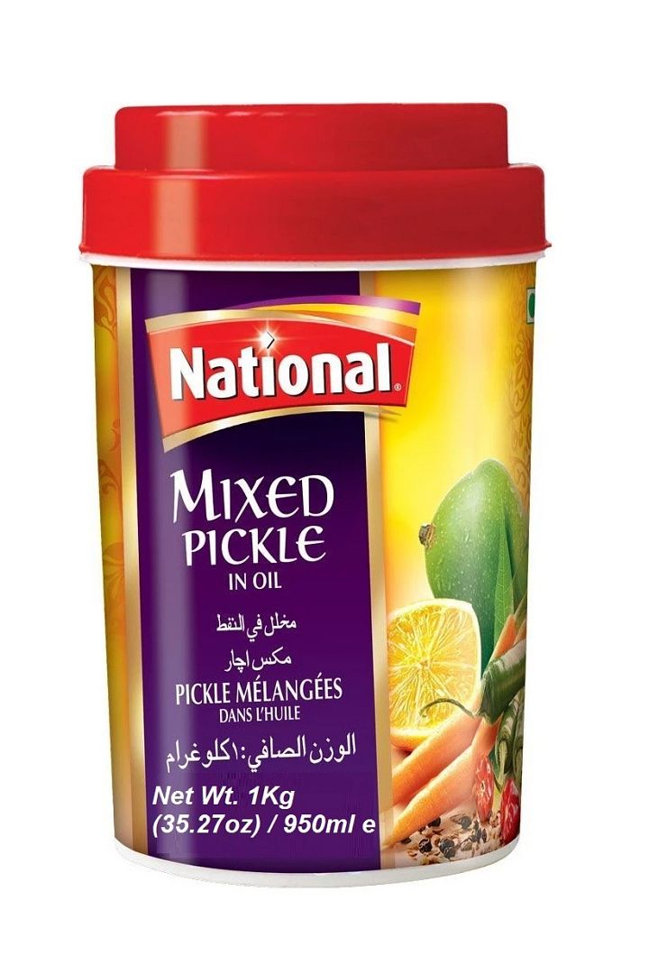 National Mixed Pickle In Oil 1kg