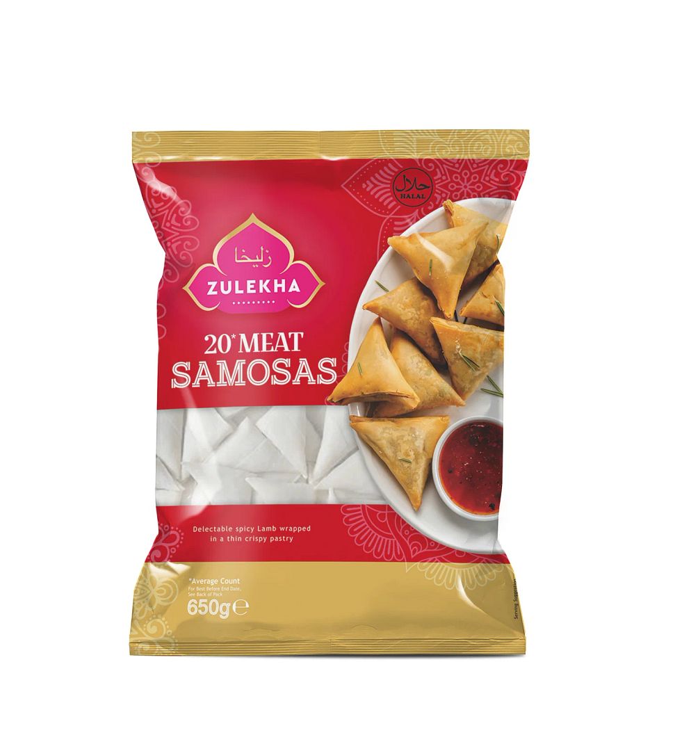 Zulekha 20 Meat Samosas 650g