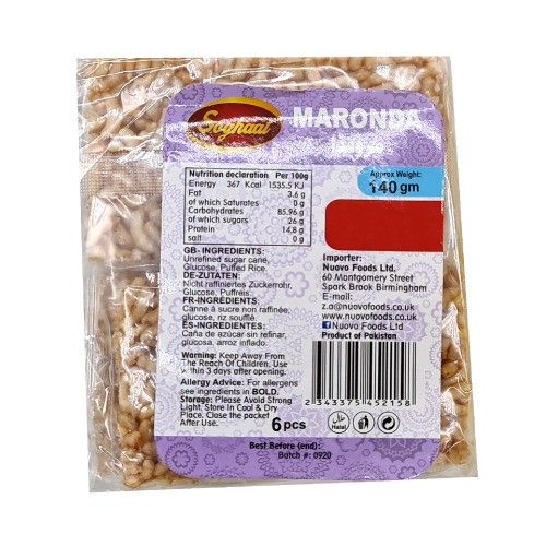 Soghaat Marunda (Puffed Rice Snack) 140g