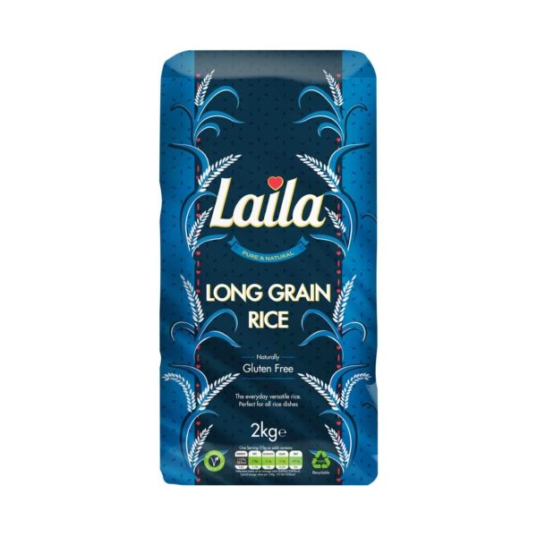 Laila Long Grain Rice (Gluten Free) 2kg