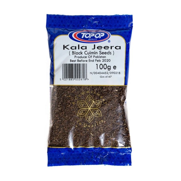 Top Op Kala Jeera Black Cumin Seeds 100g