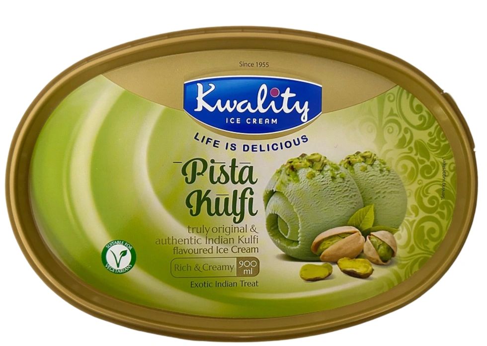 Kwality Ice Cream Pista Kulfi 900ml