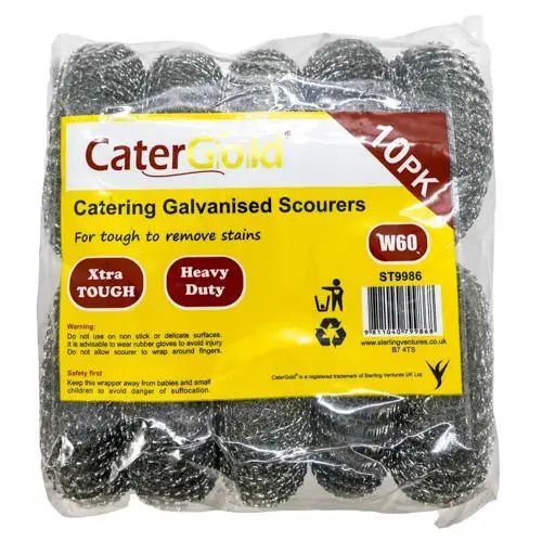 Cater Gold Catering Galvanised Scourers (10 pcs)