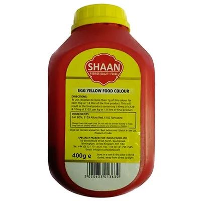 Shaan Egg Yellow Food Colour 400g