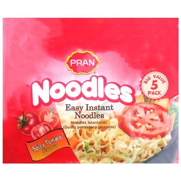 Pran Easy Instant Noodles Spicy Tomato Flavour 350g (5x70g)