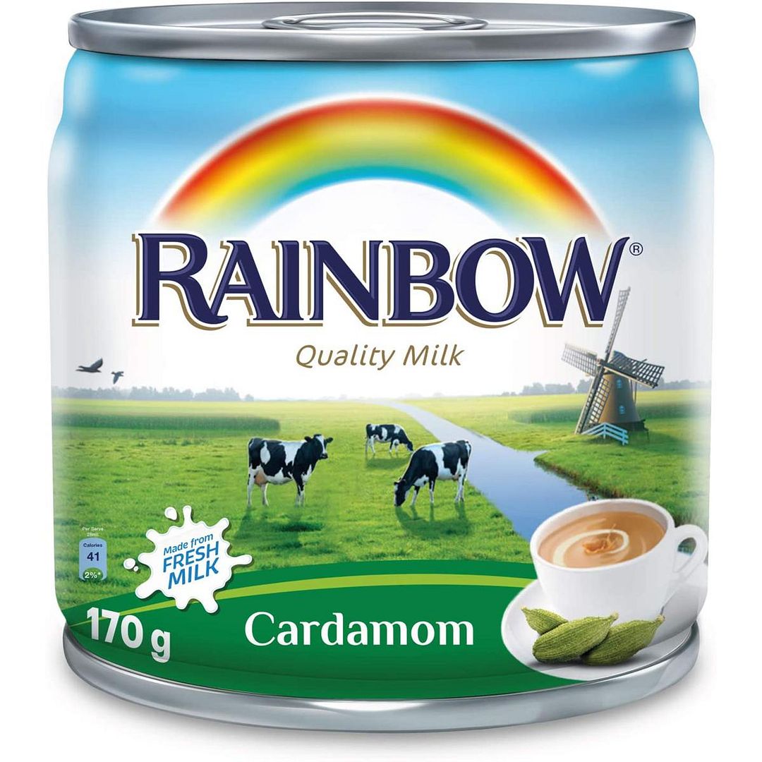 Rainbow Condensed Milk With Cardmamom Flavour 170g