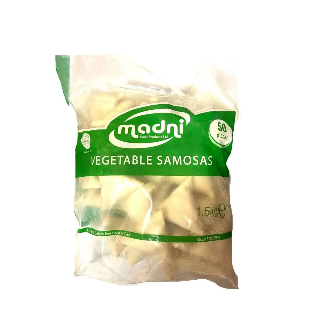 Madni Vegetable Samosas 50 Pieces 1.5 Kg