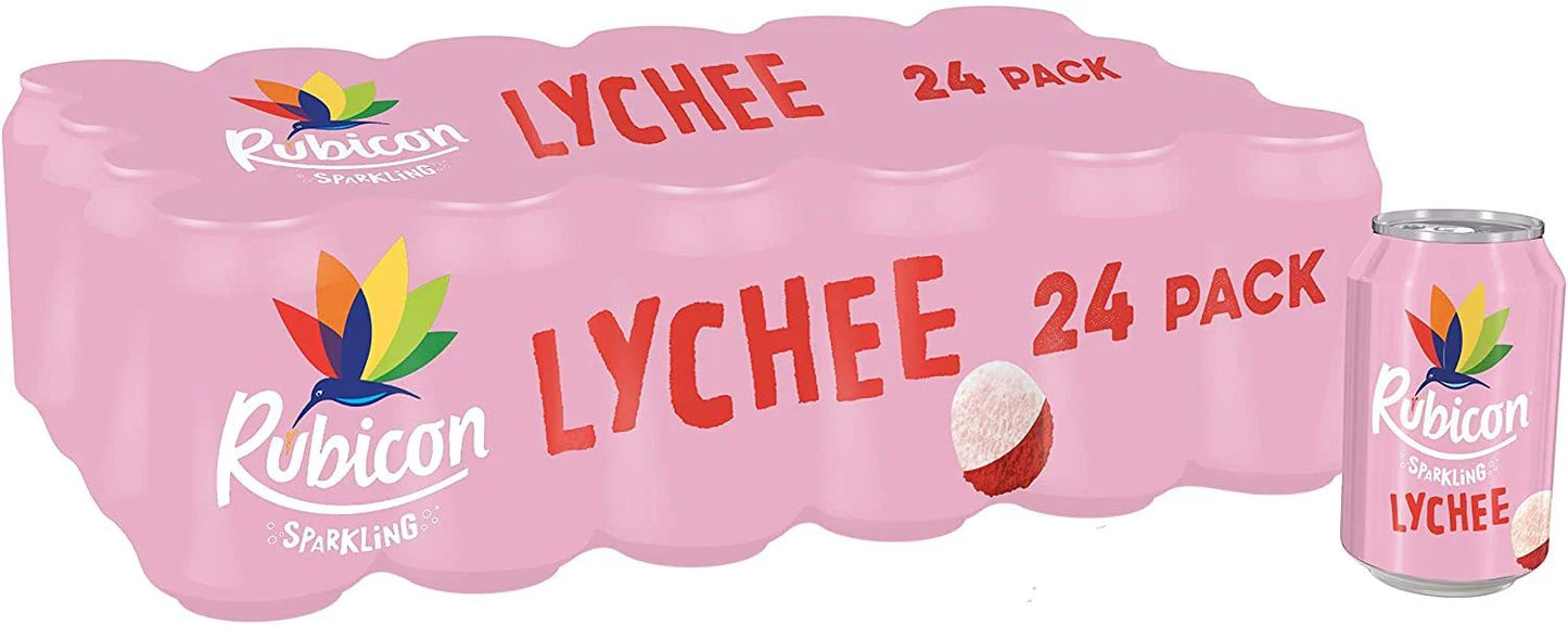 Rubicon Sparkling Lychee Can (330ml×24)