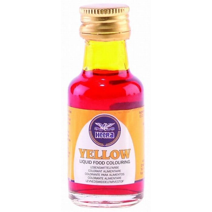 Heera Yellow Liquid Food Colouring 28ml