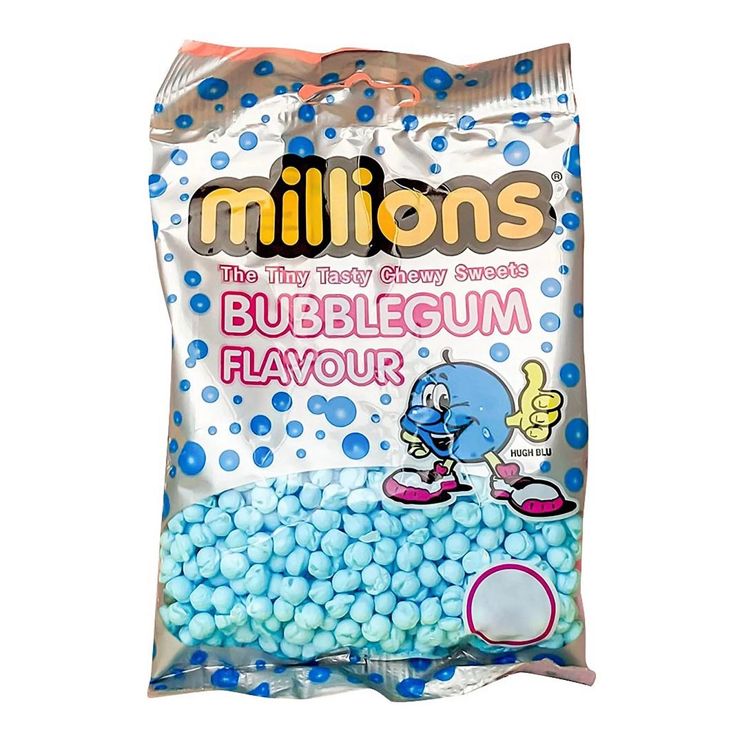Millions The Tiny Tasty Chewy Sweets Bubblegum Flavour 110g