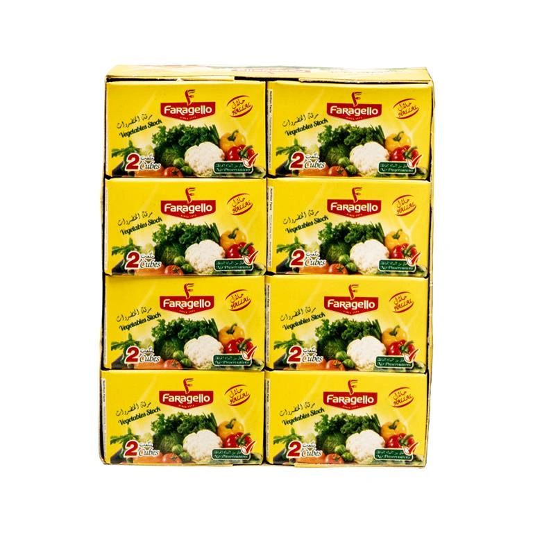 Faragello Vegetable Stock 2 Cubes 24g