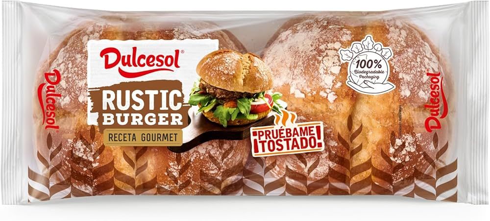 Dulcesol Rustic Burger Receta Gourmet 300g