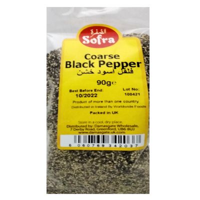 Sofra Black Pepper Coarse 90g