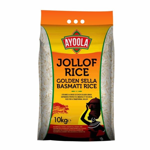 Ayoola Jollof Rice Golden Sella Basmati Rice 10kg