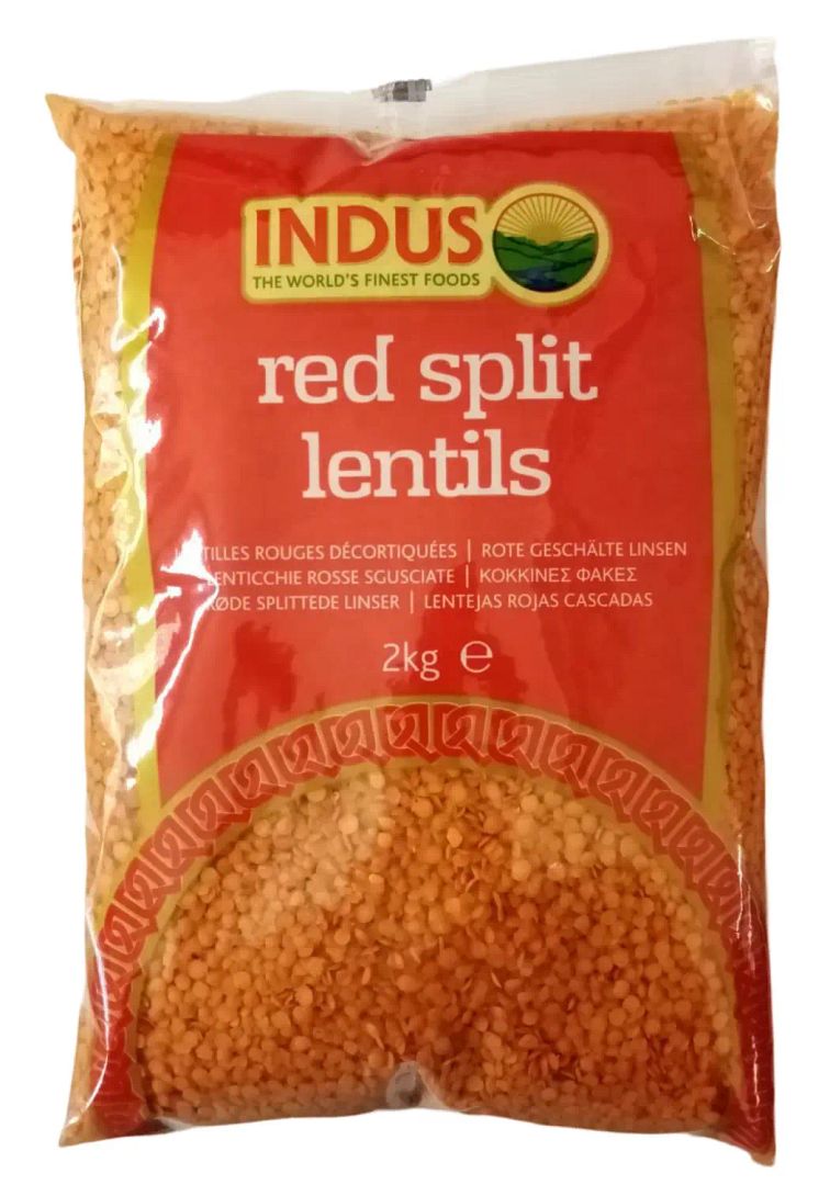 Indus Red Split Lentils 2kg