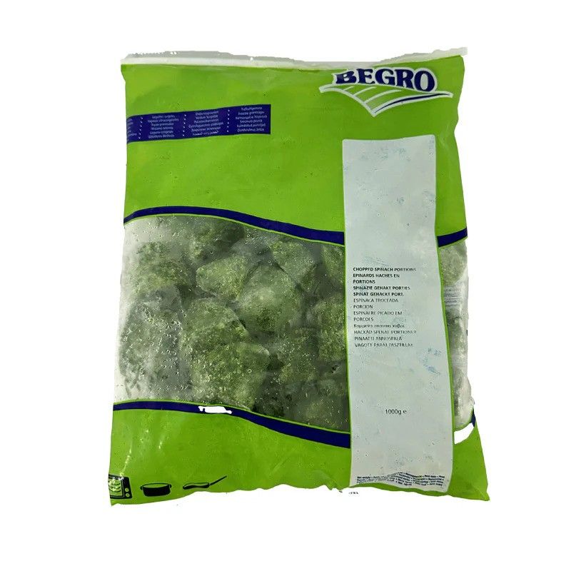 Bergo Chopped Spinach Portions 1000g