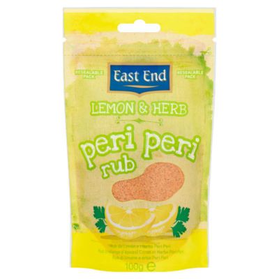 East End Lemon & Herb Peri Peri Rub 100g