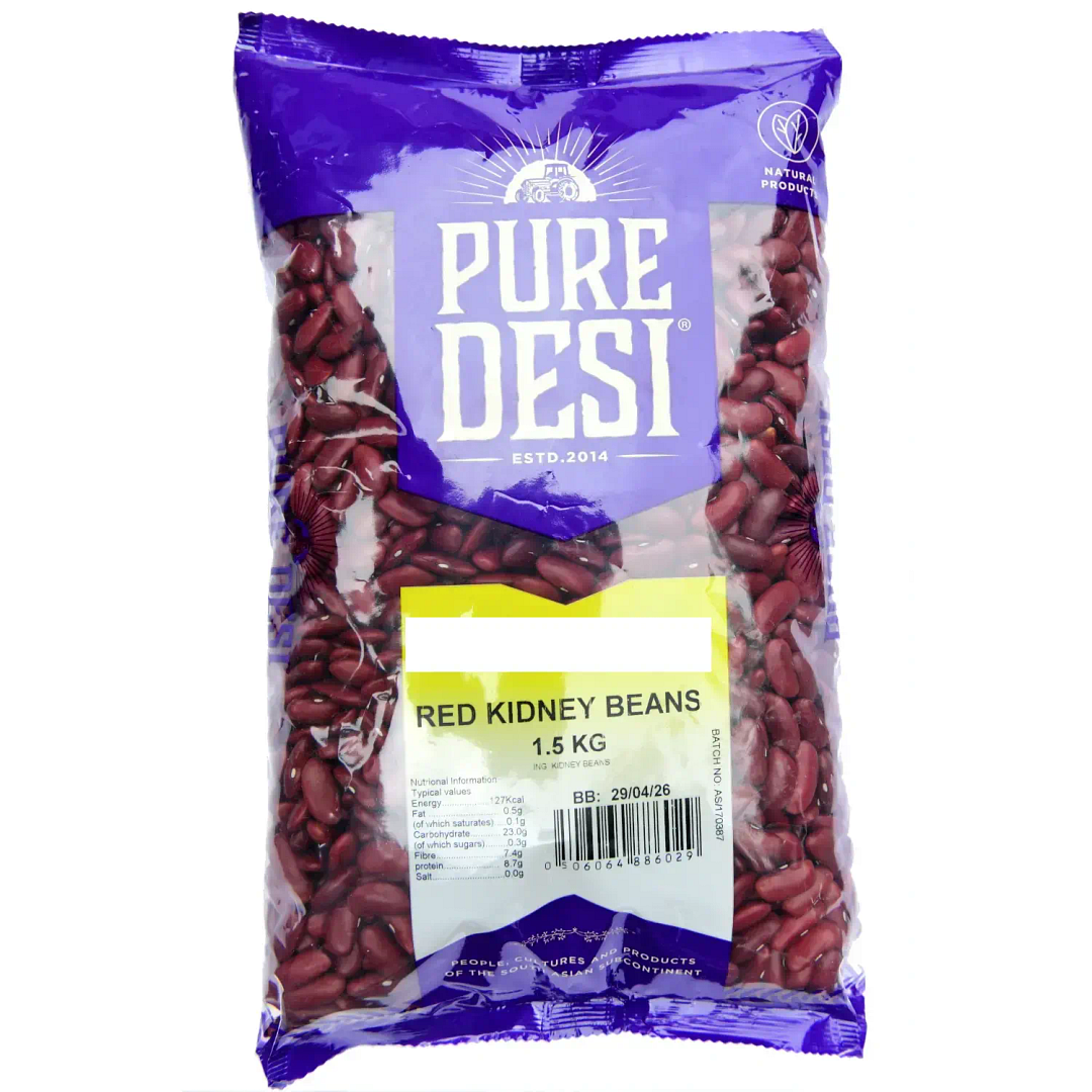 Pure Desi Red Kidney Beans 1.5kg