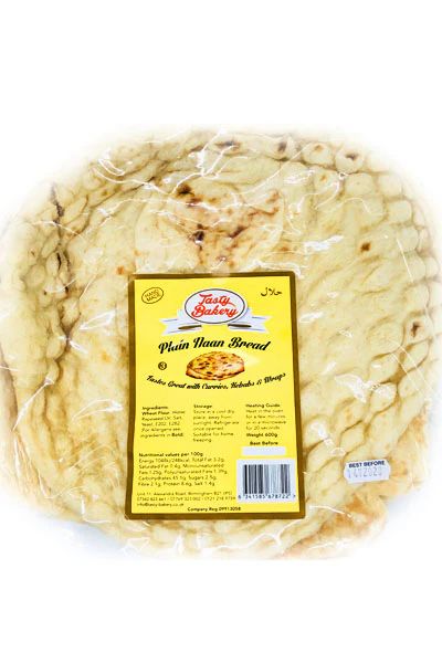 Tasty Bakery Garlic Naan Bread 3 Pieces