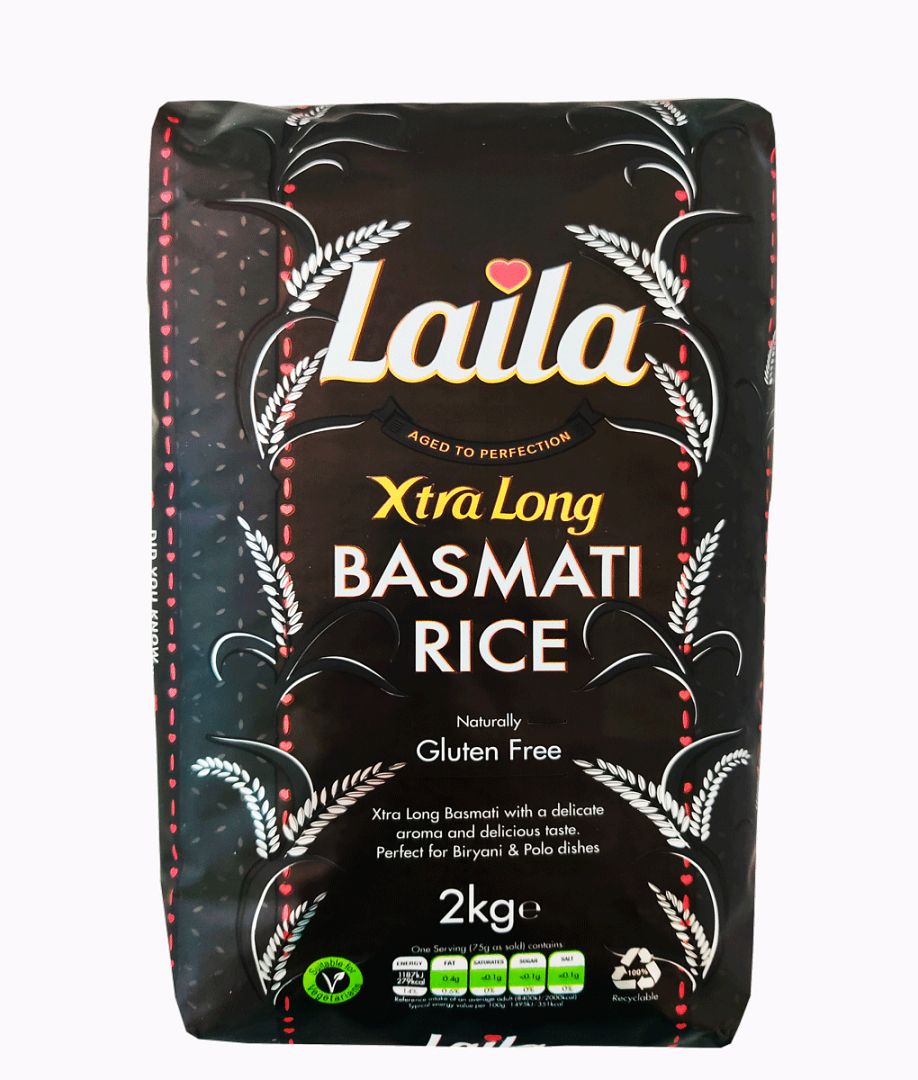 Laila Xtra Long Basmati Rice 2kg