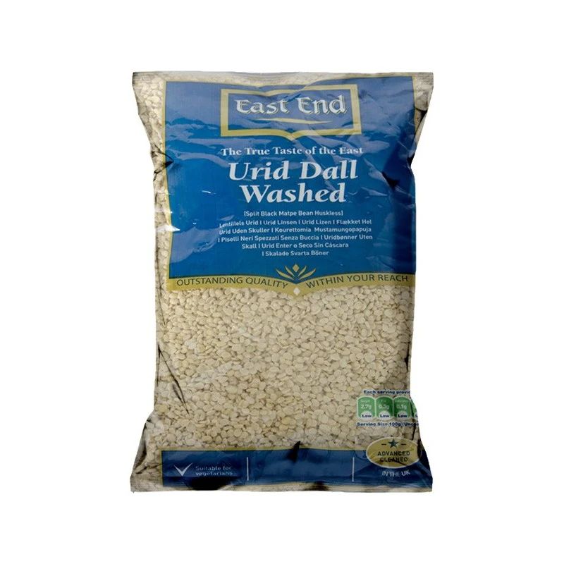 East End Urid Dall Washed (Split Black Matpe Beans Huskless) 1kg