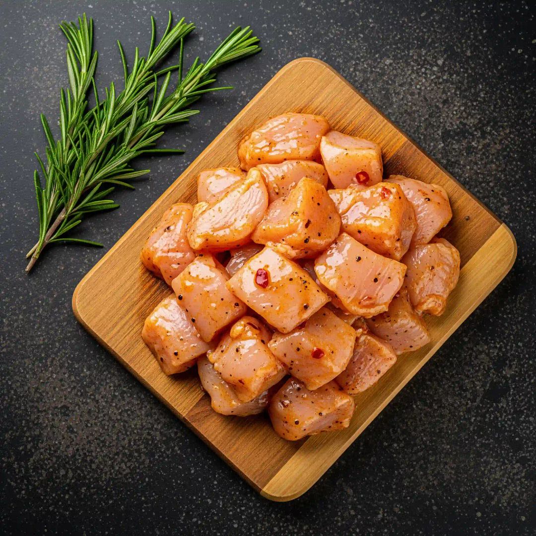 Marinated Chicken Breast Cubes 1kg