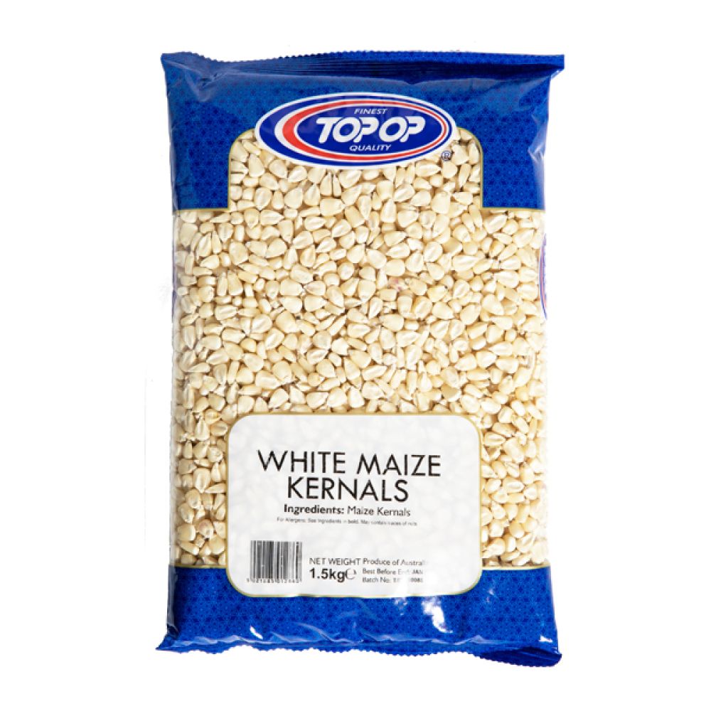 Topop White Maize Kernals 1.5kg