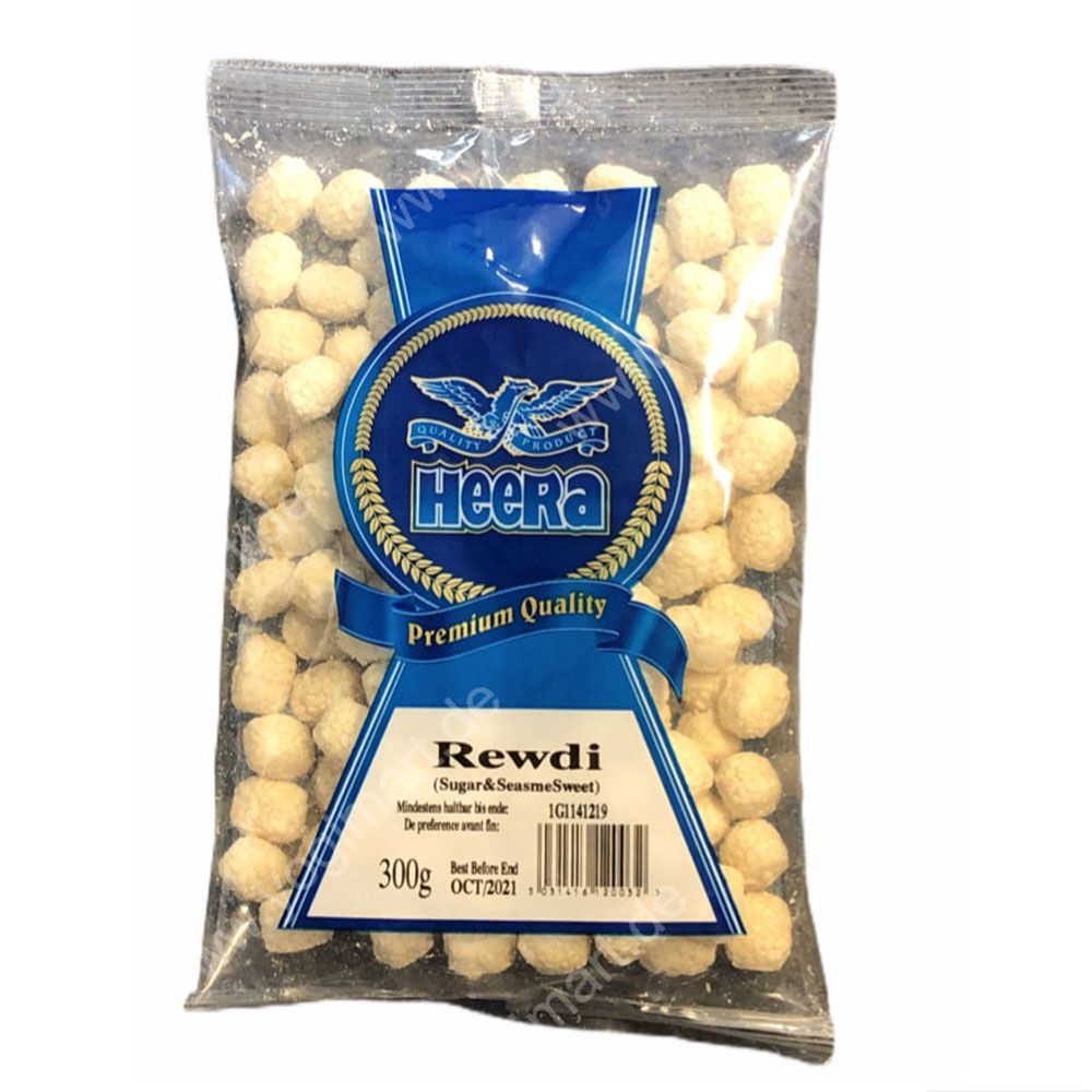 Heera Gur Rewdi (Sugar & Sesame Candies) 400g