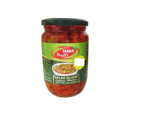 Teeba Sliced Olives Salad 660g