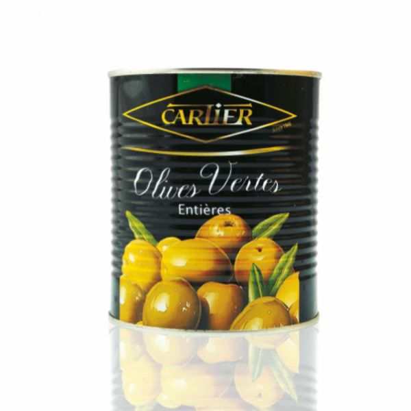 Cartier Olives Vertes (Whole Green Olives)850ml