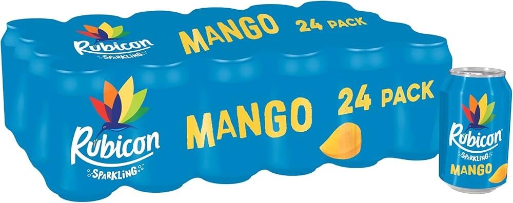 Rubicon Sparkling Mango Can (330Ml×24)