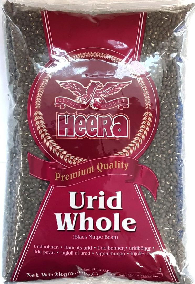 Heera Urid Whole (Black Matpe Bean) 2kg