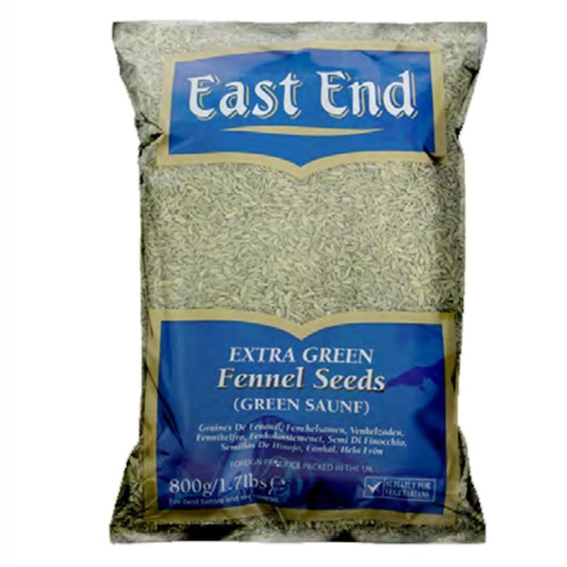 East End Extra Green Fennel Seeds (Green Saunf) 800g