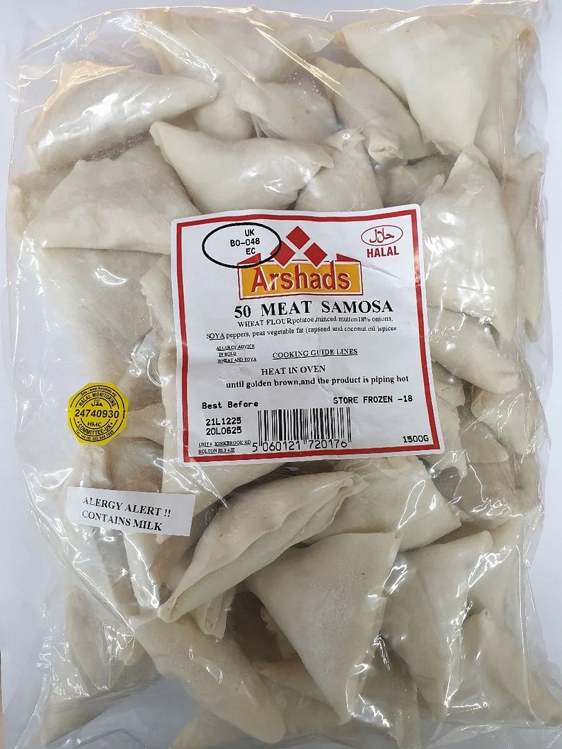 Arshads Meat Samosa 1500g