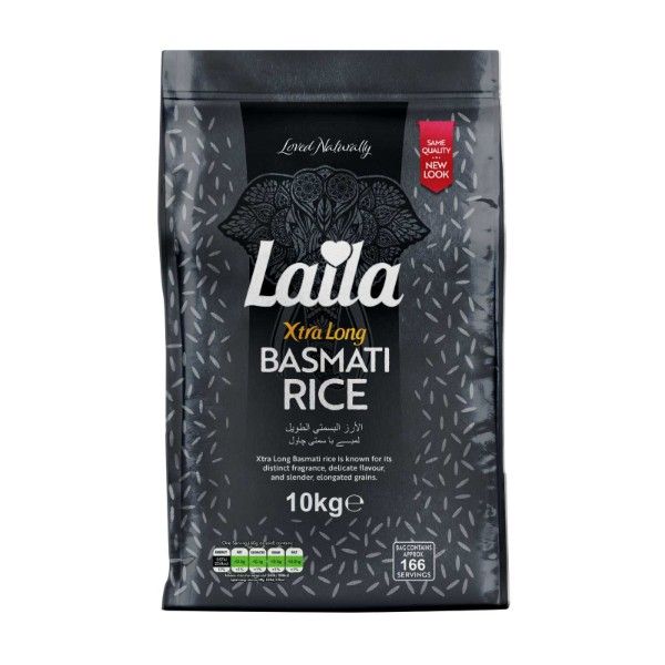 Laila Xtra Long Basmati Rice 10kg