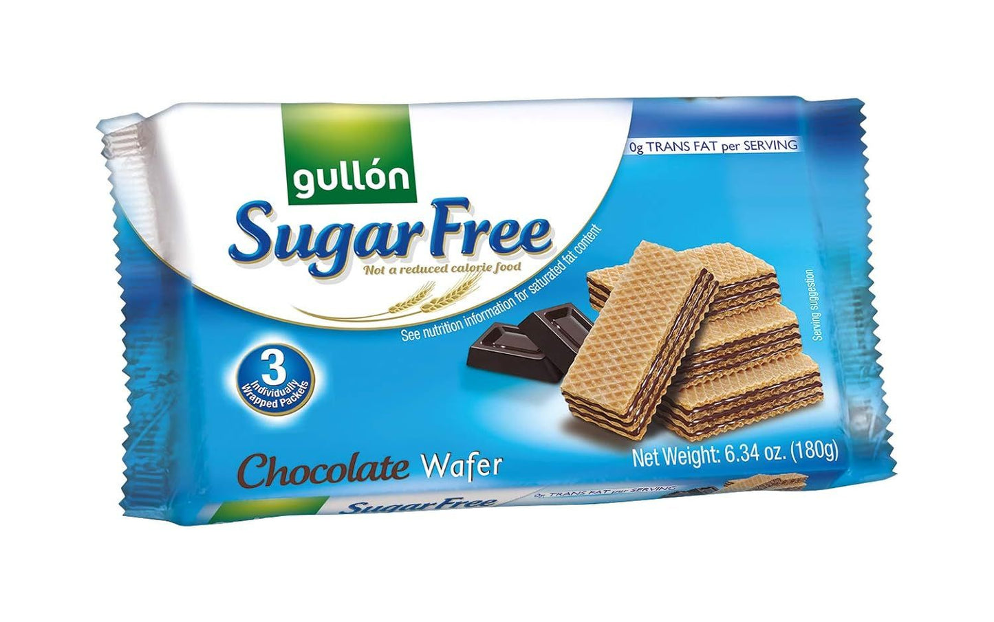Gullon Chocolate Wafer (Sugar Free) 180g