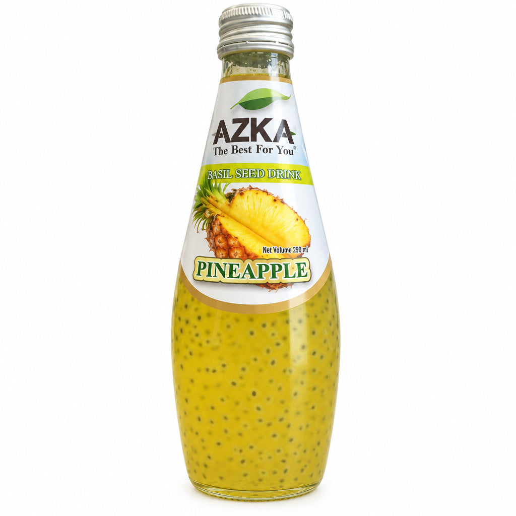 Azka Basil Seed Drink Pineapple Flavour 290ml