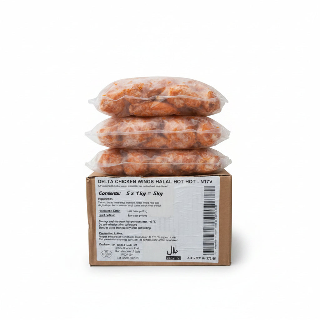 Delta Chicken Wings Hot Hot 1Kg