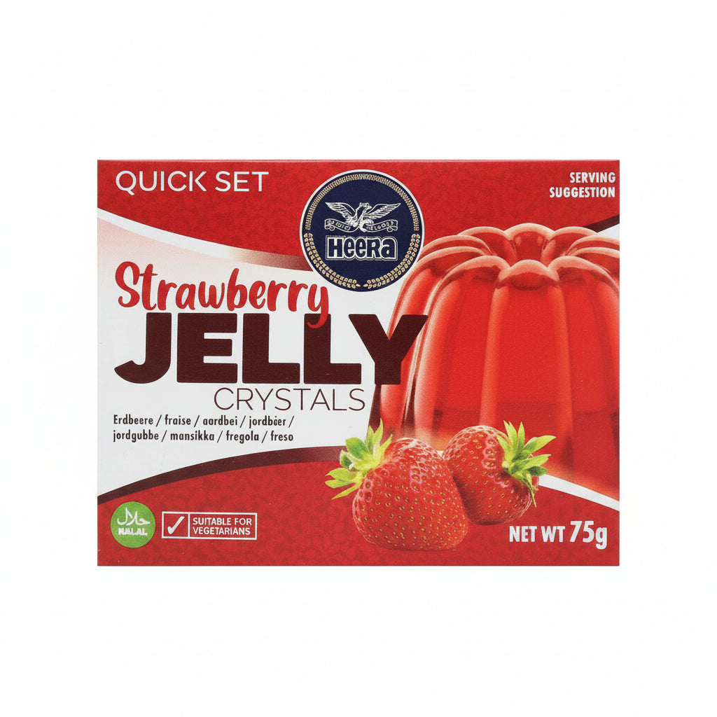 Heera Strawberry Jelly Crystals 75g